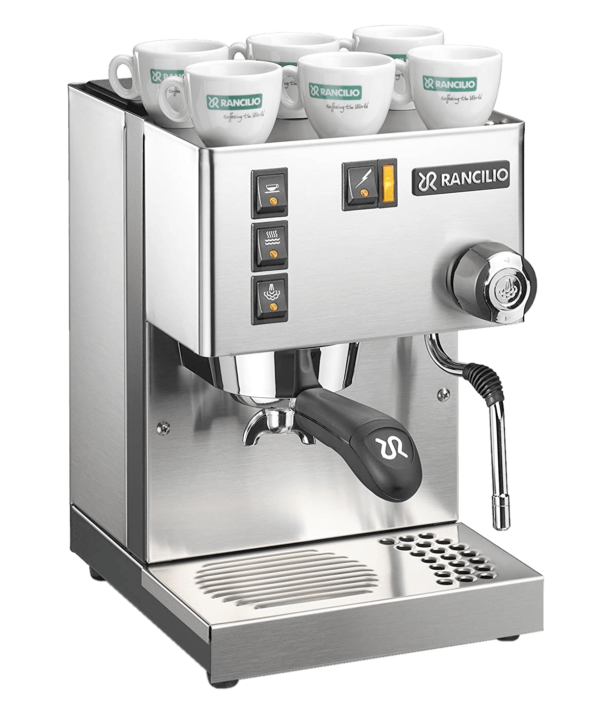 Espresso kávovar Rancilio Silvia Eco Inox z nerezové oceli Matt