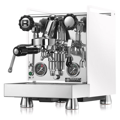 Rocket Mozzafiato Cronometro R White Espresso Machine