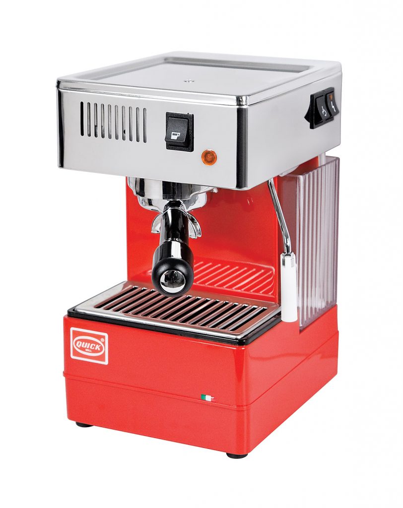 Rychlý mlýn 0820 Stretta Espresso Machine Červený